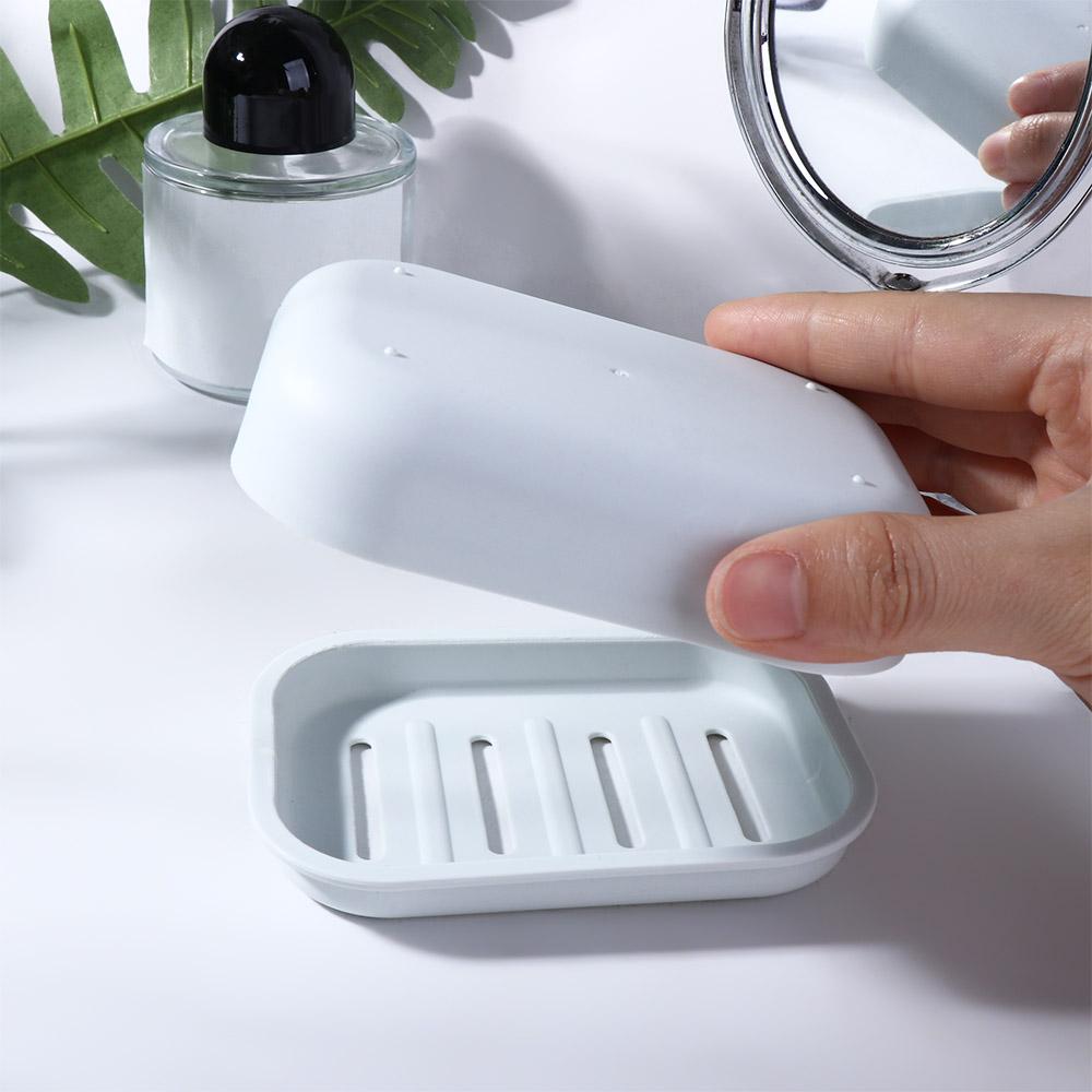 Tray Travel Hiking Double Storage Holder For Home Shower Soap Dish Drain Rack Soap Case Soap Box