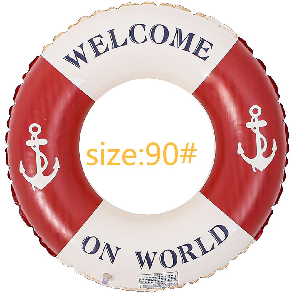 Креативный якорь, надувной плавательный круг для бассейна, детский плавательный круг, трубка для плавания, водные игрушки для бассейна