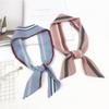 Double-Sided Small Silk Scarf Women'S Spring And Summer Fashion Scarf Autumn Long Small Scarf Double-Layer