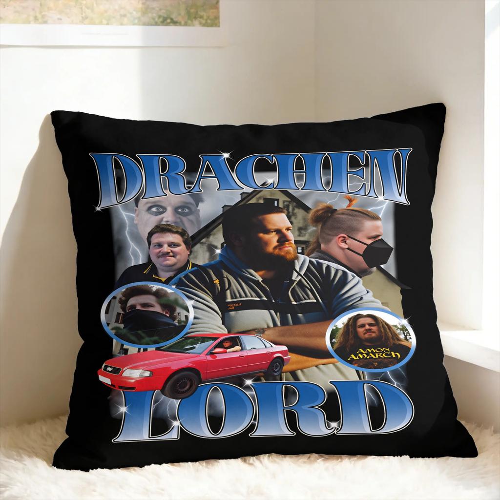 Pillow Case Drachenlord Meme Rainer Winkler Custom Pillow Cover For Living Room Bed Chair Morden Pillowcases