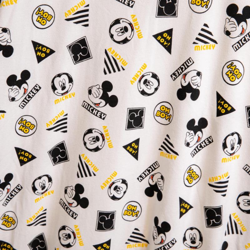 Свитшот оверсайз с круглым вырезом и принтом Микки в корейском стиле 2025 года - женский топ с длинным рукавом для весны и осени