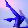 Антискользящий силиконовый кружевной топ, высокие чулки до бедра, женские сексуальные колготки с конским жиром, блестящие шелковые колготки, носки выше колена