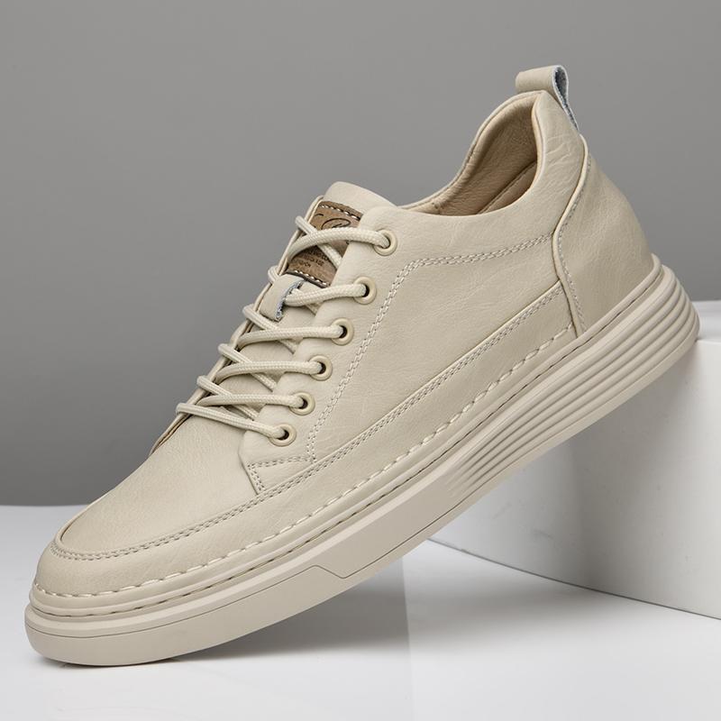 Модные мужские кроссовки, новые дышащие повседневные туфли, летняя удобная мужская обувь для скейтбординга, натуральная кожа, спортивная обувь для тенниса