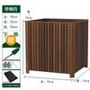 HC Anti-Corrosion Wooden Square Planter Box