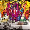 3d Creative Graffiti Wall Mural Cool Graffiti Wallpaper Bedroom Living Room Sports Gym Graffiti Wall Paper