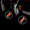 2Pcs Car Door Welcome Light LED Shadow Projector for Honda Civic FIT Accord Prelude CRV 5th Mugen City CRZ CRX Jazz HRV Pilot