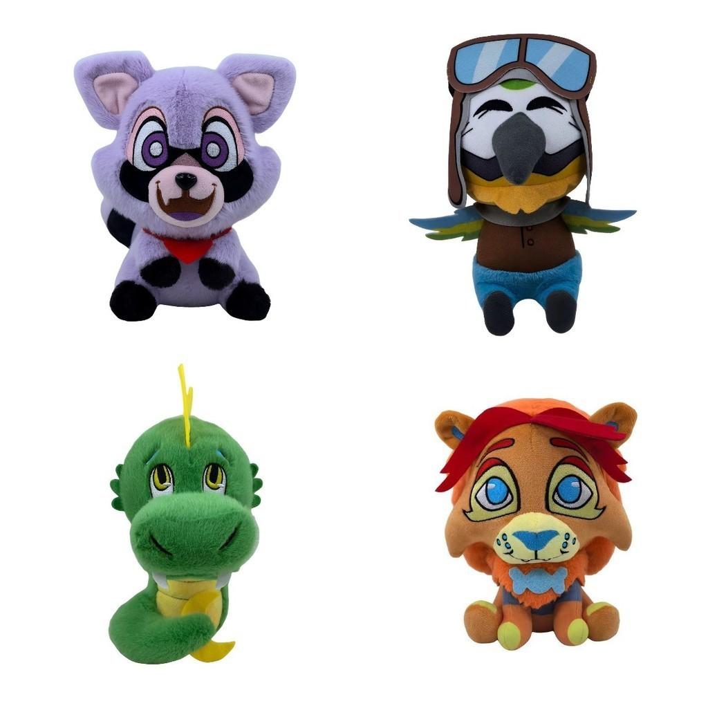 Cute Indigo Park Lion Plush Toy Adorable Soft Short Plush Animal Doll 21cm