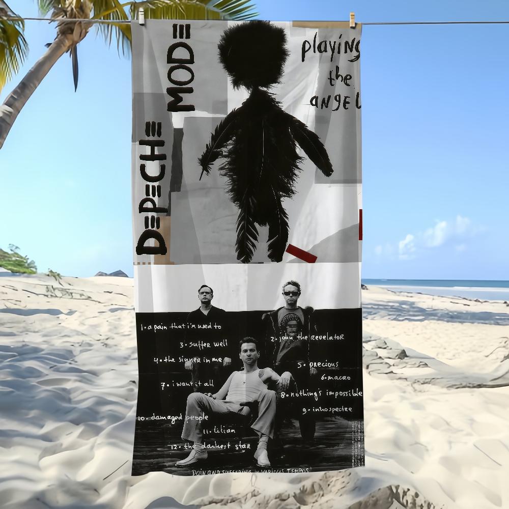 Полотенце Пляжное одеяло Тонкие полотенца Альбомы Depeche Мода Легкое Путешествие Кемпинг Бассейн