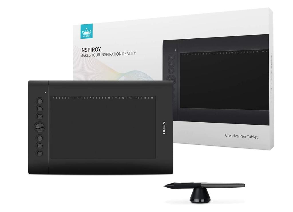 Huion H610PRO Rechargeable Pen Drawing Tablet