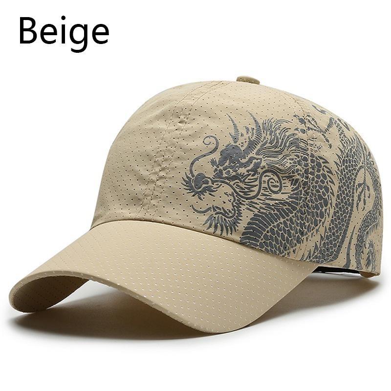 1 шт., мужская шляпа с драконом, летняя легкая кепка с солнцезащитным козырьком, дышащая, быстросохнущая, спортивная бейсболка для спорта на открытом воздухе, солнцезащитный козырек, бейсбольная шляпа от солнца