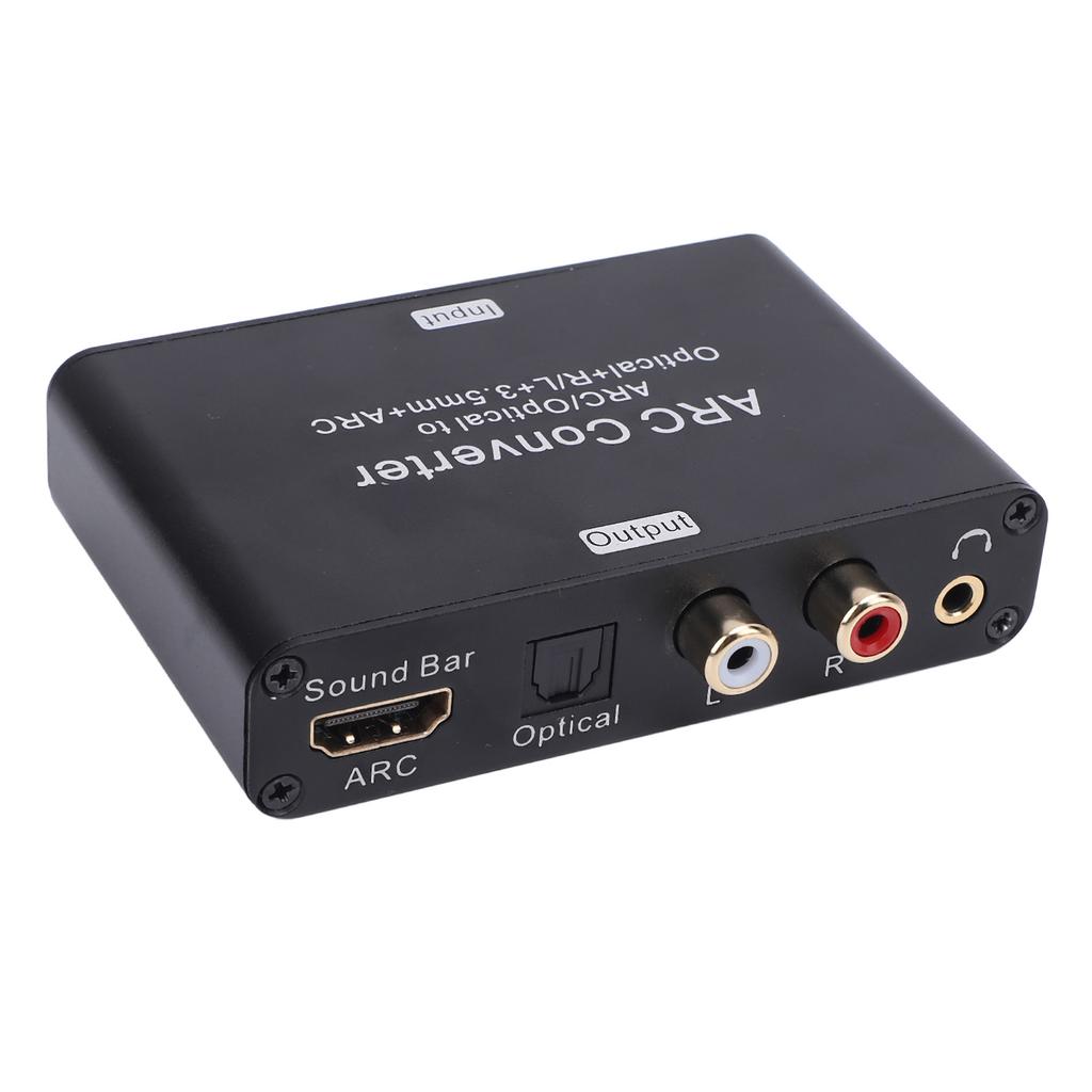 HD Multimedia Interface ARC Converter 192KHz DAC Digital To Analog Converter 3.5mm Jack for TV
