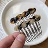 Гребень для волос с закрученными зубьями Новая модная заколка для волос Боковые волосы Элегантная заколка-гребень Головная сторона Девушка Аксессуары для волос Заколки для волос