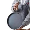 Aozizi Антипригарная чугунная сковорода для блинов - Утолщенная плоская бытовая жарочная плита