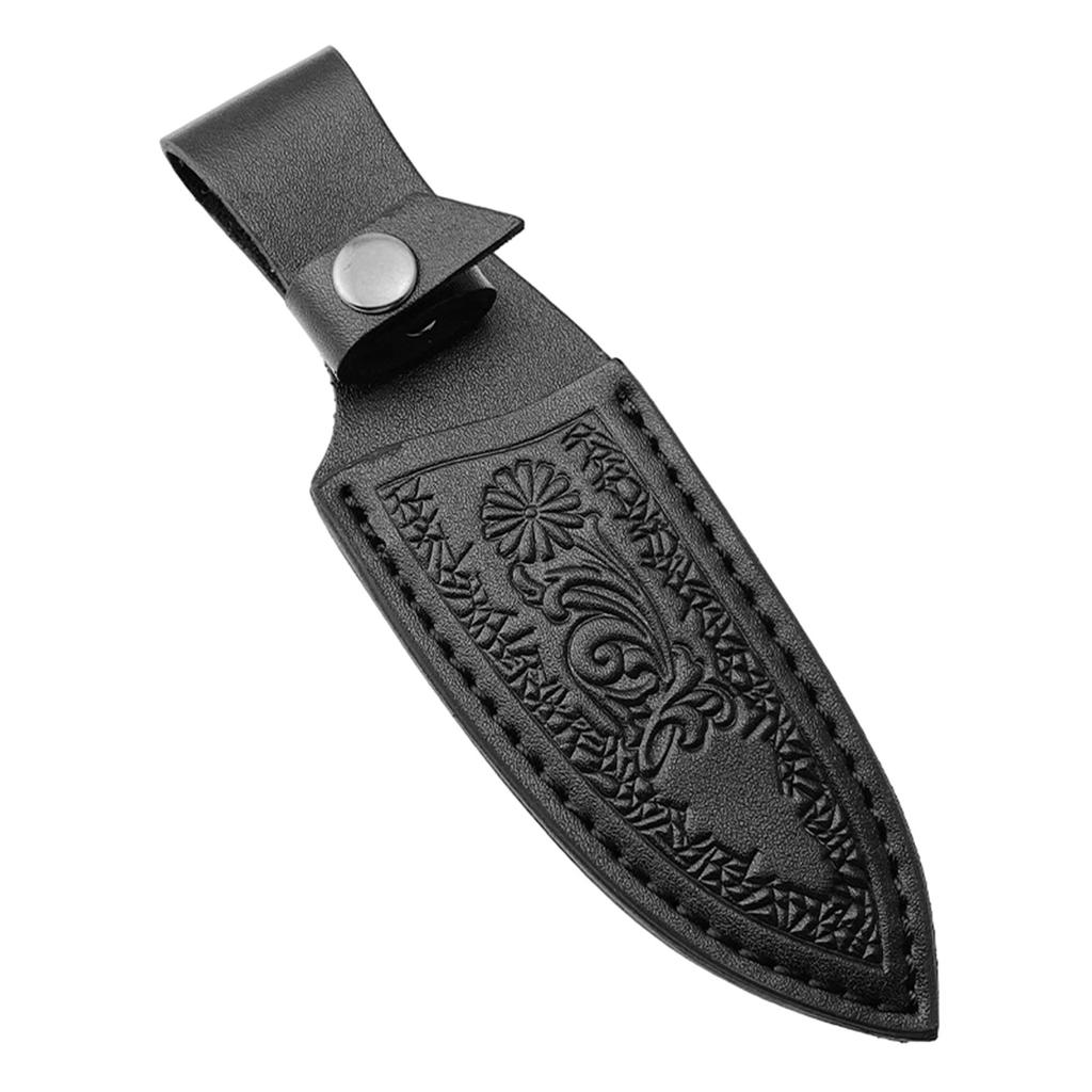 Удобная сумка для хранения кухонных инструментов, стильный кожаный чехол для хранения ножей, практичный кожаный ремень, карман для ножен