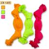 With Us Damda Squeak Super Rope Set Squeaking Dog Toy, 3 Pieces