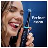 Oral-B IO Ultimate Clean Насадка для электрической зубной щетки, Скрученные и angled щетинки для более глубокого удаления налета, Упаковка из 2 шт., Черная