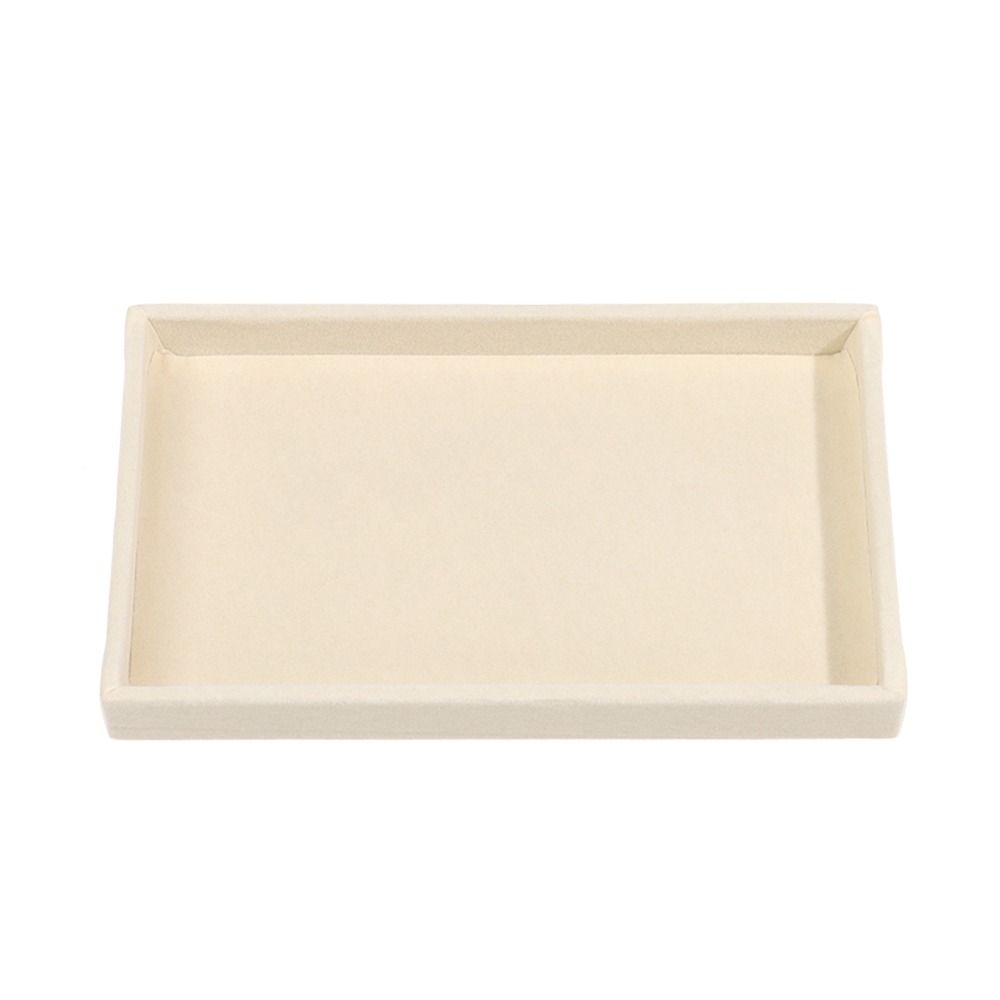 Бархатный поднос для ожерелья Штабелируемая витрина Ящик-органайзер Лотки Кольцо Браслет Ожерелье