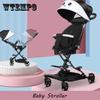 Stroller Parent Travel Tool Four-wheeled Child Infant Two-way Reclining Trolley 1-6 Years Old Lightweight Foldable Trolley