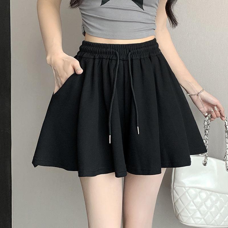 Sweatpants Women's Shorts Baggy Slim Casual All-in-one High-waisted Wide-leg Pants A-line Hot Pants Three-quarter Pants