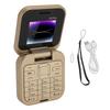 Flip Phone 2G 1.77 Inch Portable Dual SIM Dual Standby 1000mAh 3 Card Slots Multifunctional Flip