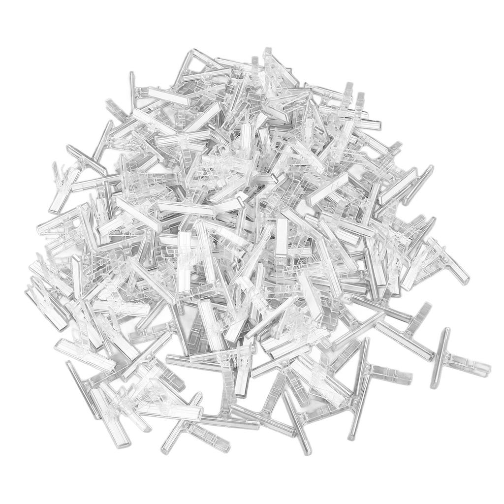 Terminal Marking Clamp PA66 35mm DIN Rail Mounted Transparent Terminal Strip Marking Holder