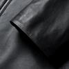 Men's Genuine Sheepskin Mid-Length Leather Jacket