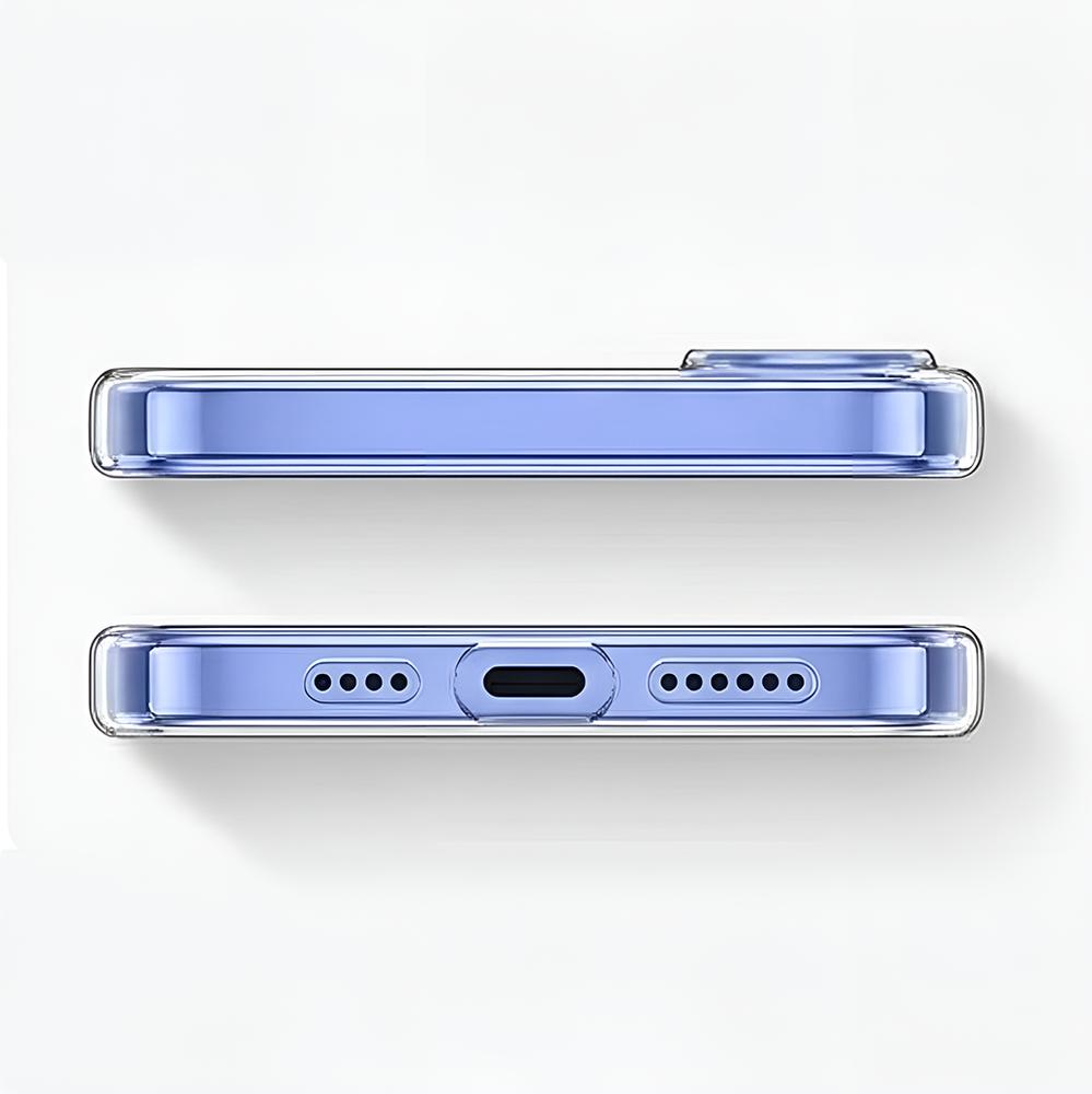 UrbanPalm case for iPhone 16, silicone, transparent