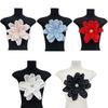 Handmade Diy Three-Dimensional Flower Accessories Chiffon Fabric Multi-Layer Three-Dimensional Large Flower Clothes Decoration Corsage Hot-Selling