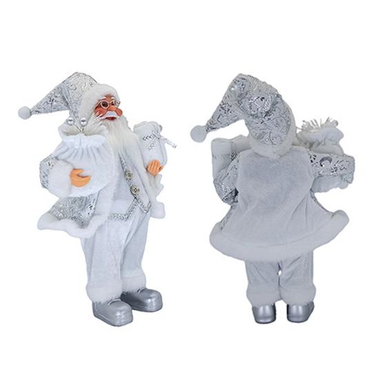 Рождественское украшение Санта-Клаус Реалистичная форма Прекрасная композиция сцены Праздничный новогодний декор Украшение Стоящий Четкая текстура Рождественские украшения Подарок