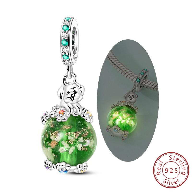 Шармы Медь Собака Кошка Отпечаток лапы Любовь к питомцам Шармы Бусины Подходят для оригинальных браслетов Ожерелья Подвеска Женщины DIY Ювелирные изделия