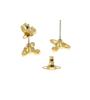 Серьги Nano Solitaire Brass [Vivienne Westwood] Женские 62010037/02R774 [Товар]
