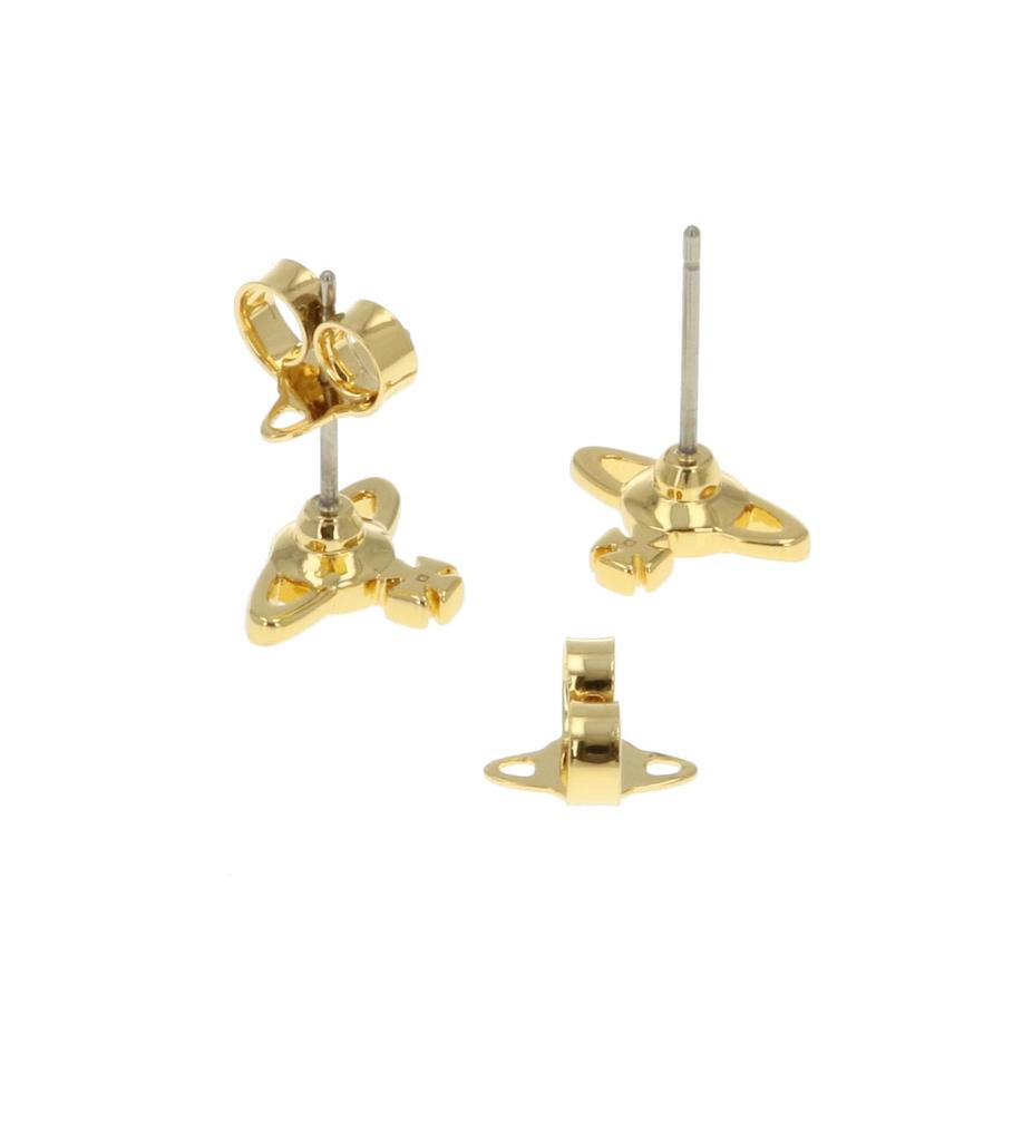 Серьги Nano Solitaire Brass [Vivienne Westwood] Женские 62010037/02R774 [Товар]
