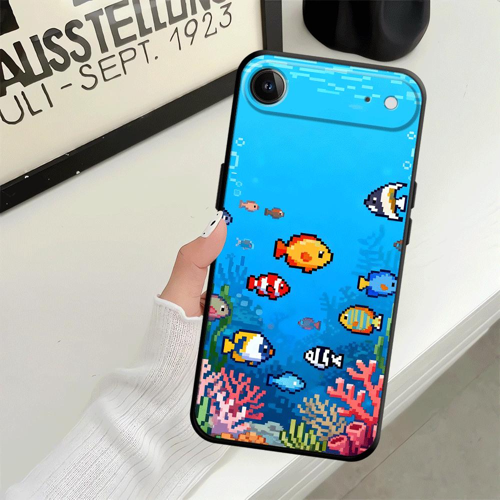 Мультяшный Милый Чехол-Рыбка для Apple iPhone 17 Pro Max 14 15 Pro 7 8 12 11 XR XS MAX 13 Air 16 Чехол-Бампер