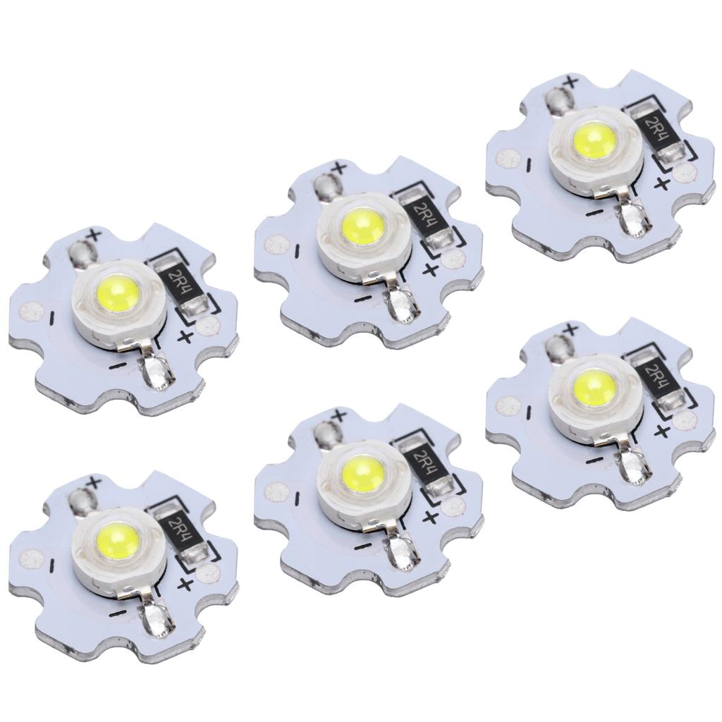 25Pcs 5V LED Chips 200LM 3W High Power LED Lamp Beads for DIY Lighting FixturesPure White