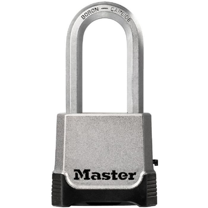High Security Padlock - MASTER LOCK - M176EURDLH - Zinc - XL Shackle - Exterior