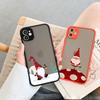 Новогодний Чехол для Телефона Санта-Клаус для IPhone 14 13 12 11 Pro Max Mini 15 Pro Max XS XR X 15 14 8 7 Plus Милые Задние Крышки