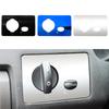 Для Ford Focus 2 MK2 2005 - 2011 LHD Накладка на панель переключателя фар Наклейка Ручка регулировки передней фары Отделка Аксессуары для интерьера