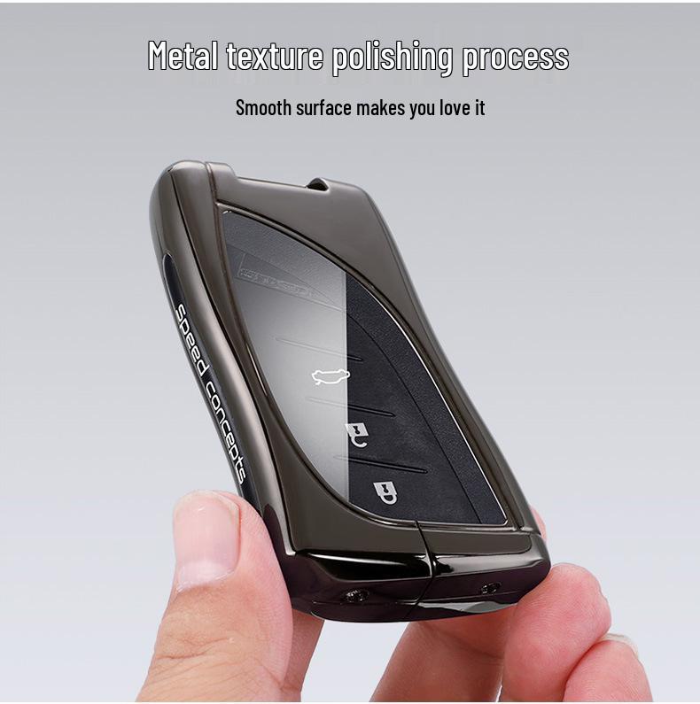 Lexus Key Case for ES200, ES300h, NX200, ES260, LS, RX300 - Car Key Shell with Buckle