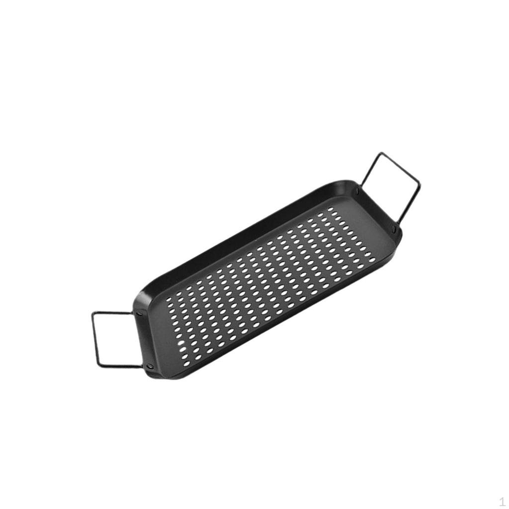 , Grill Basket, Practical with Handles, Bakeware, Tray for Restaurant Kitchen, Roasting At