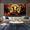 Abstract Colorful Lord Buddha Canvas Paintings Posters and Prints Wall Art Buddhism Pictures for Living Office Room Home Decor No Frame