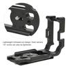 Aluminium Alloy L Shape Quick Release Plate Accessory for Canon 5D2 SLR Camera