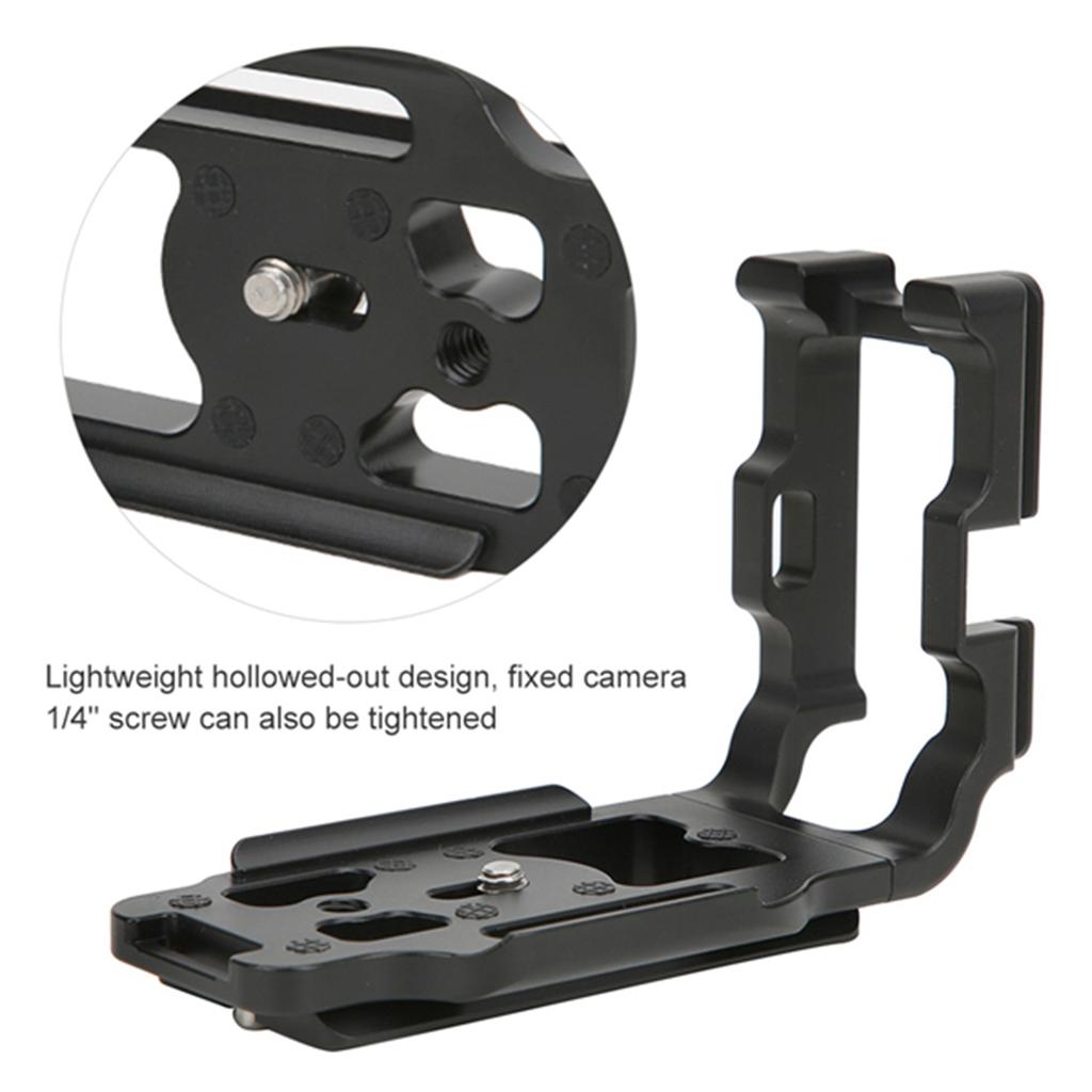 Aluminium Alloy L Shape Quick Release Plate Accessory for Canon 5D2 SLR Camera