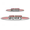 Металлические наклейки-эмблемы JCW John Cooper Works Наклейка на крыло автомобиля, задний багажник
