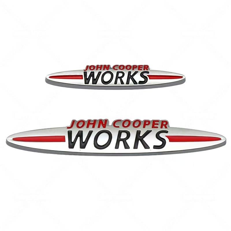 Металлические наклейки-эмблемы JCW John Cooper Works Наклейка на крыло автомобиля, задний багажник