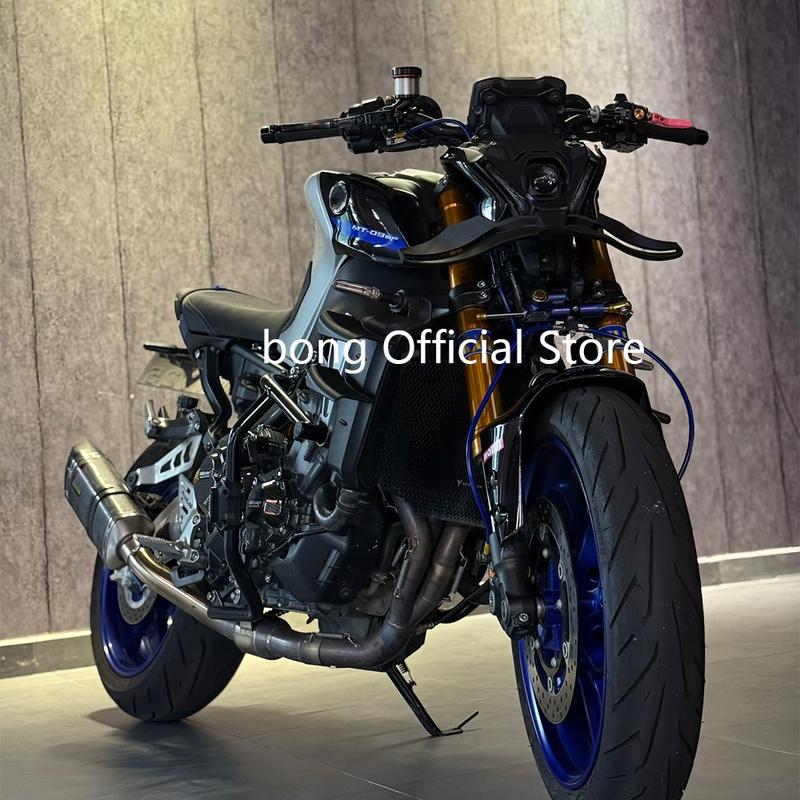 Аксессуары для MT-09 НИЖНИЕ ФРОНТАЛЬНЫЕ СПОЙЛЕРЫ WING DOWNFORCE ДЛЯ YAMAHA MT09 SP 2021 2022 2023 Передний спойлер Нижний спойлер нижняя губа