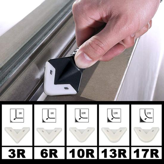 Glue Scraper Metal Spatula Head High Hardness Wear-Resistant Detachable Rubber Head Flexible Replacement 3-in-1 Shovel Scraper Angle Tool