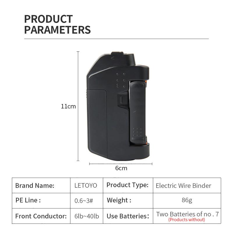 Электрический узловяз Рыболовная шпуленавивочная машина Устройство для завязывания узлов Машина для завязывания узлов Инструменты для рыболовной лески Рыбалка