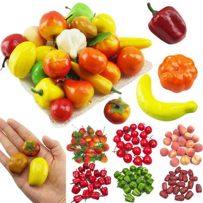 10/20 шт. Мини Искусственные Фрукты и Овощи Симуляция Пена Праздничные Принадлежности DIY Украшения для Семейных Посиделок TMZ