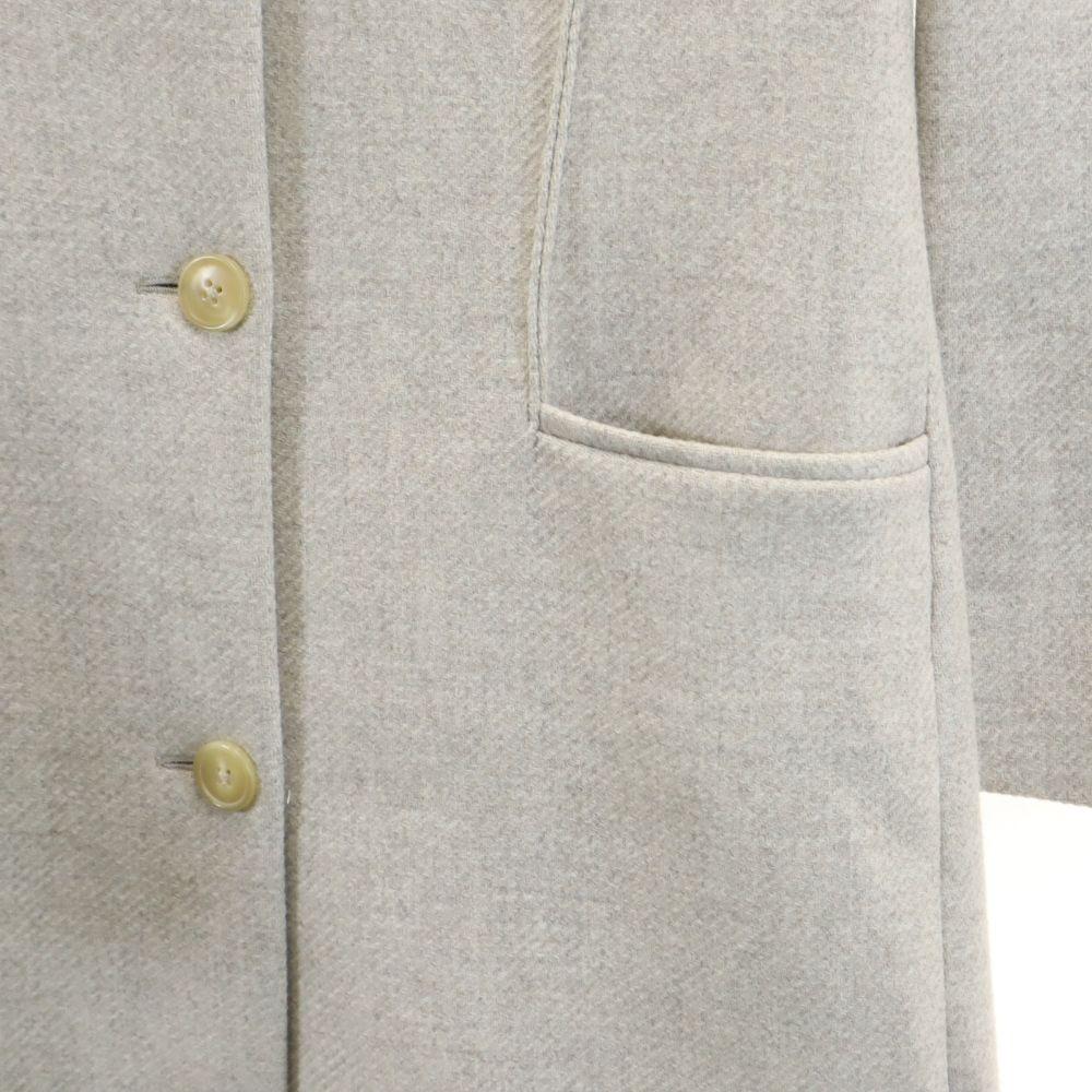 MARTIN MARGIELA Made In Italy Long Sleeve Wool Coat 42 Beige Women Used