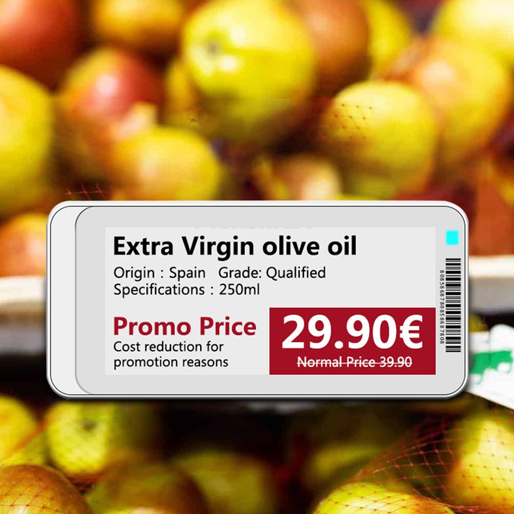 2.1'' 2.9'' E-paper E-Ink EInk Экран Дисплея NFC BT Версия Операционное ПО Приложения TFT Экран IP65 Электронная Ценниковая Карта